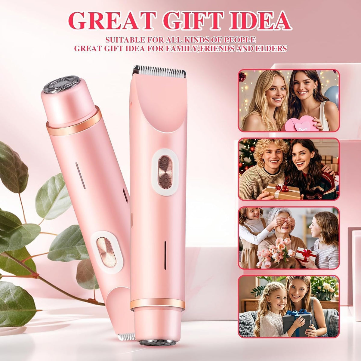 2-in-1 Electric Shaver for Women